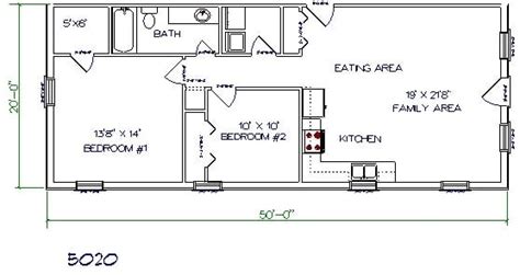 900 open floor plan metal box built into rock|900 Sq Ft Barndominium Floor Plans : Gallery House Plans.